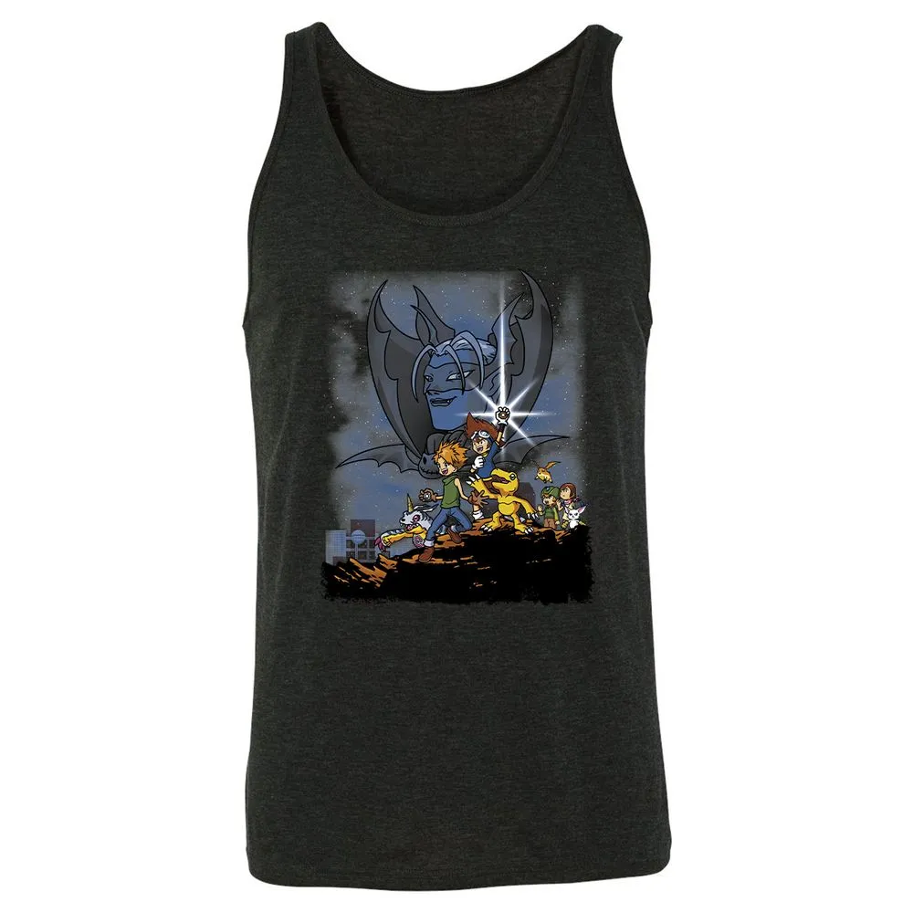 Unisex Jersey Tank - E3UF9U59 - Charcoal Black Triblend - 5