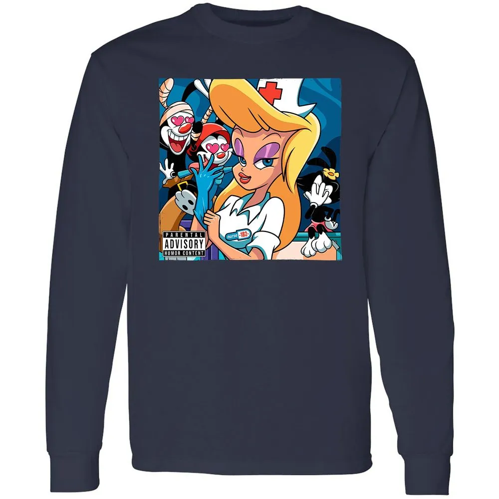 Long Sleeve T-Shirt - V33JU64P - Navy - 2