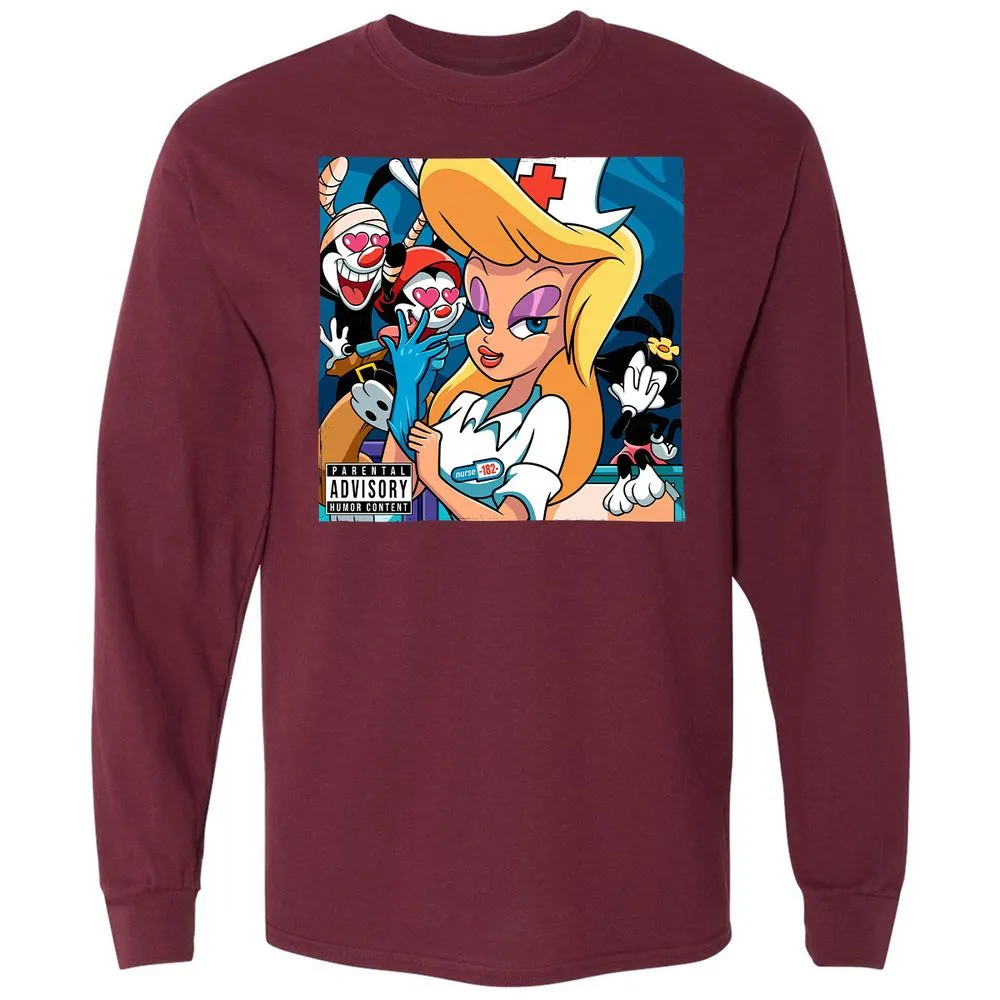 Long Sleeve T-Shirt - V33JU64P - Maroon - 11