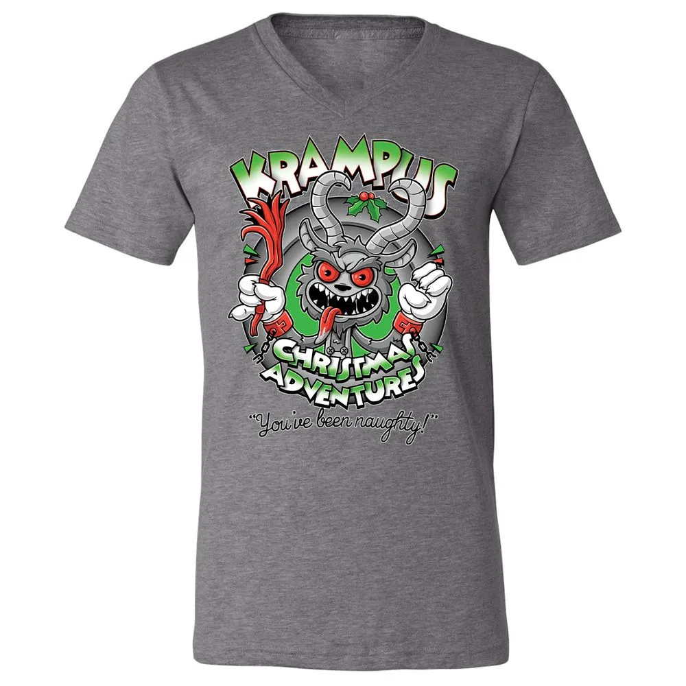 Unisex V-Neck T-Shirt - TTQQH2DU - Deep Heather - 13