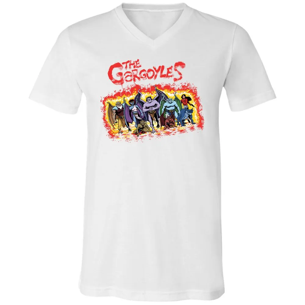Unisex V-Neck T-Shirt - MF1J2WV2 - White - 5