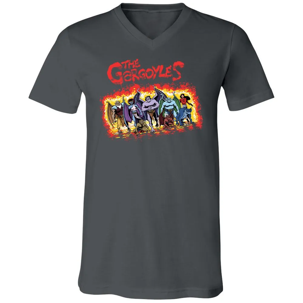 Unisex V-Neck T-Shirt - MF1J2WV2 - Asphalt - 12