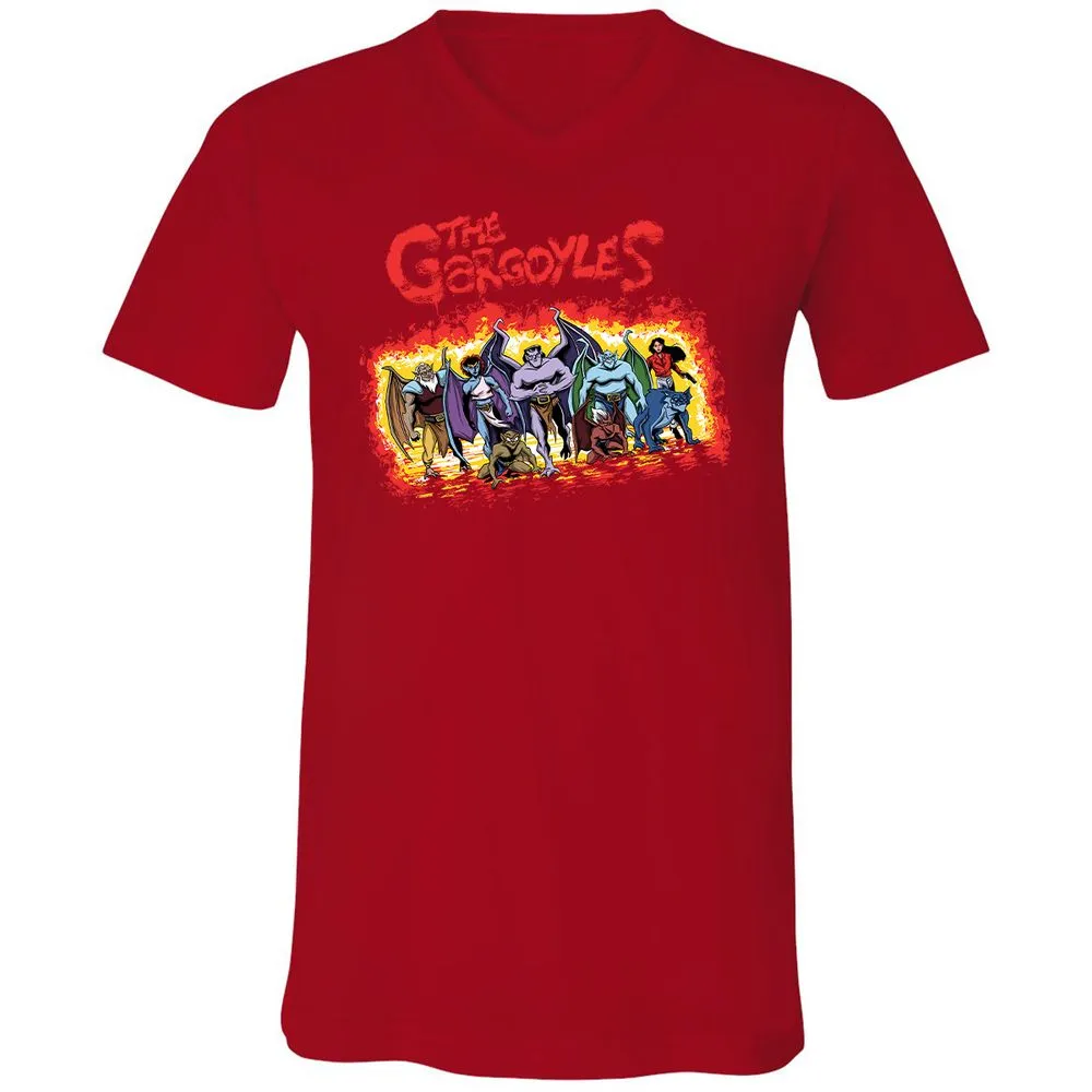 Unisex V-Neck T-Shirt - MF1J2WV2 - Red - 3