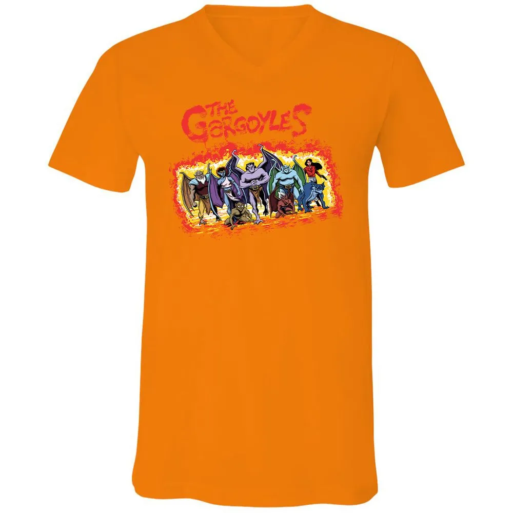 Unisex V-Neck T-Shirt - MF1J2WV2 - Orange - 11
