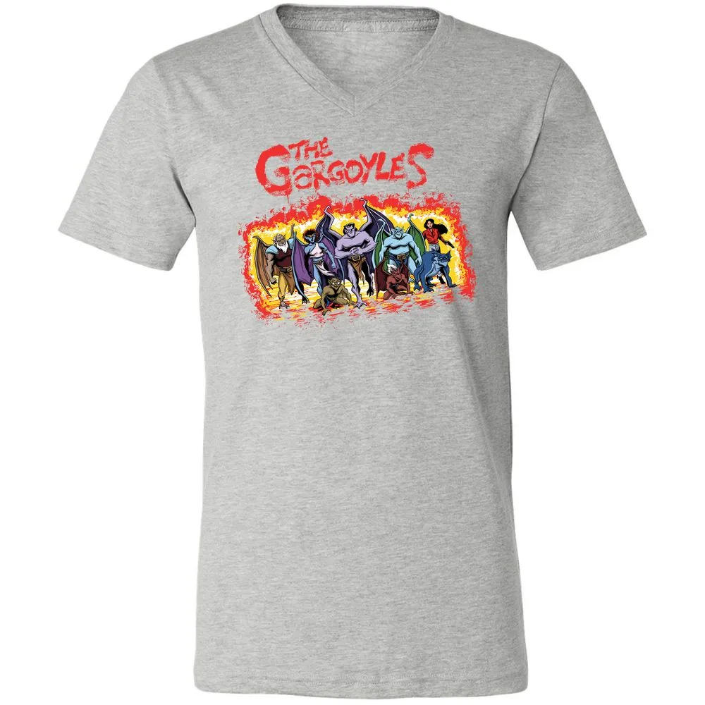 Unisex V-Neck T-Shirt - MF1J2WV2 - Athletic Heather - 7