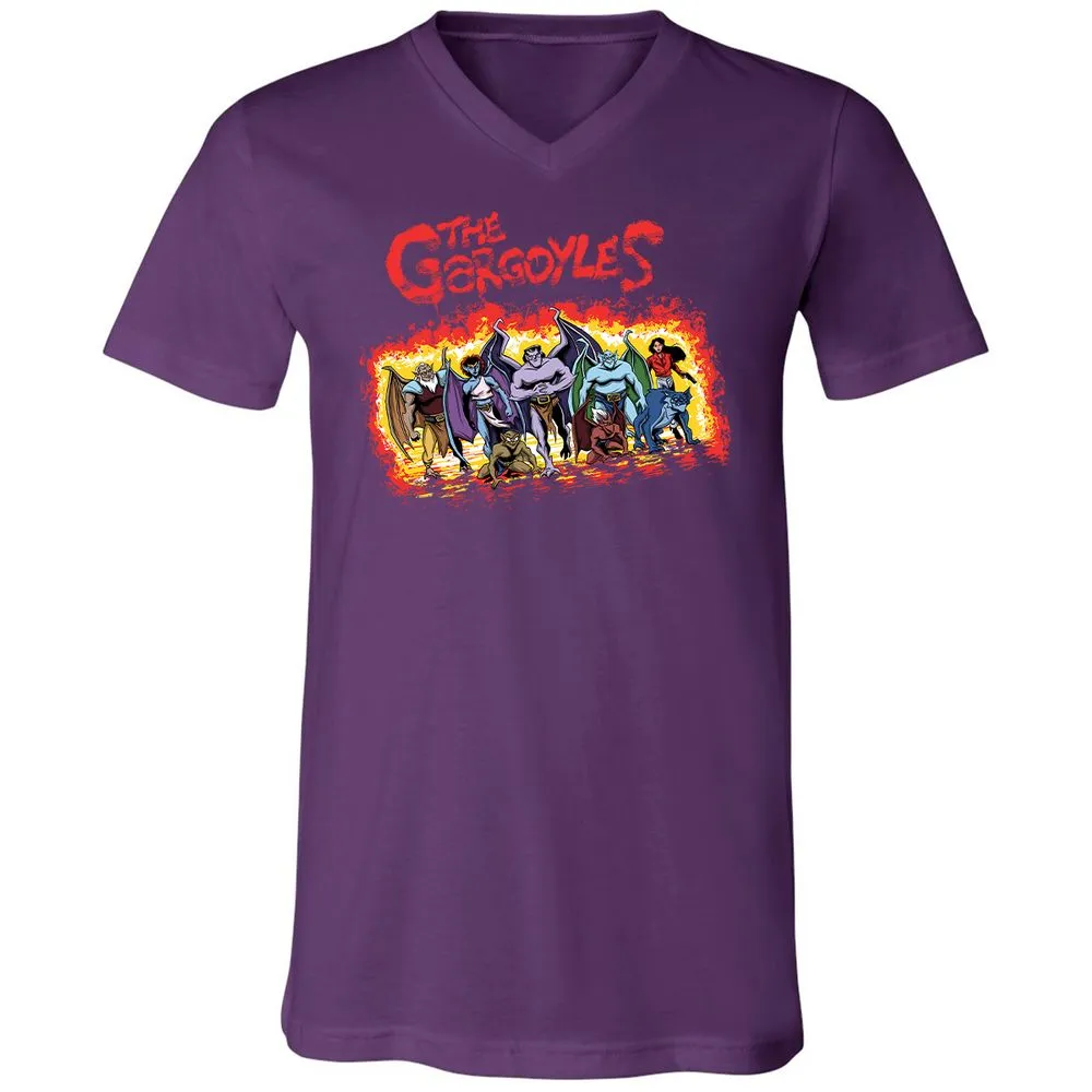 Unisex V-Neck T-Shirt - MF1J2WV2 - Team Purple - 9