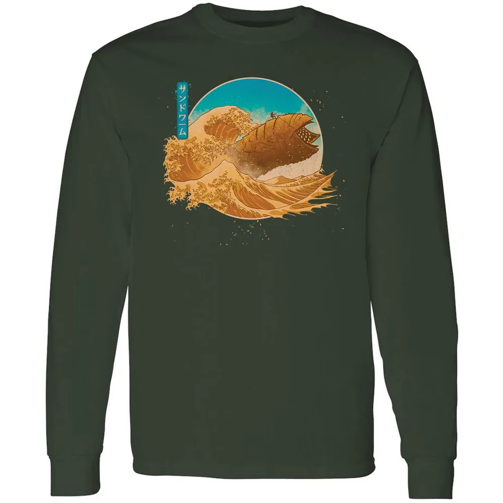 Long Sleeve T-Shirt - DKTZJ8QN - Forest Green - 4