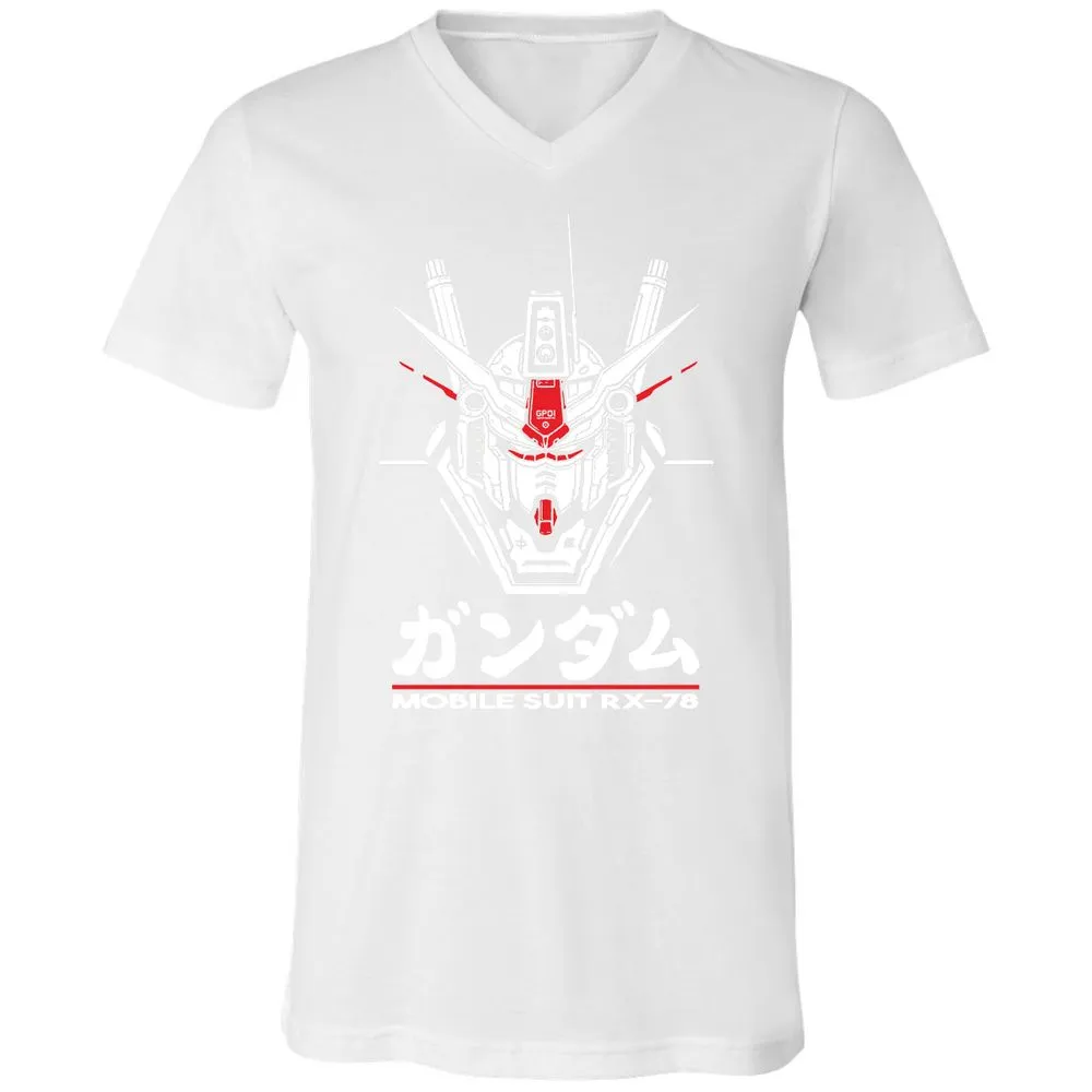 Unisex V-Neck T-Shirt - 4EFY2R3P - White - 5