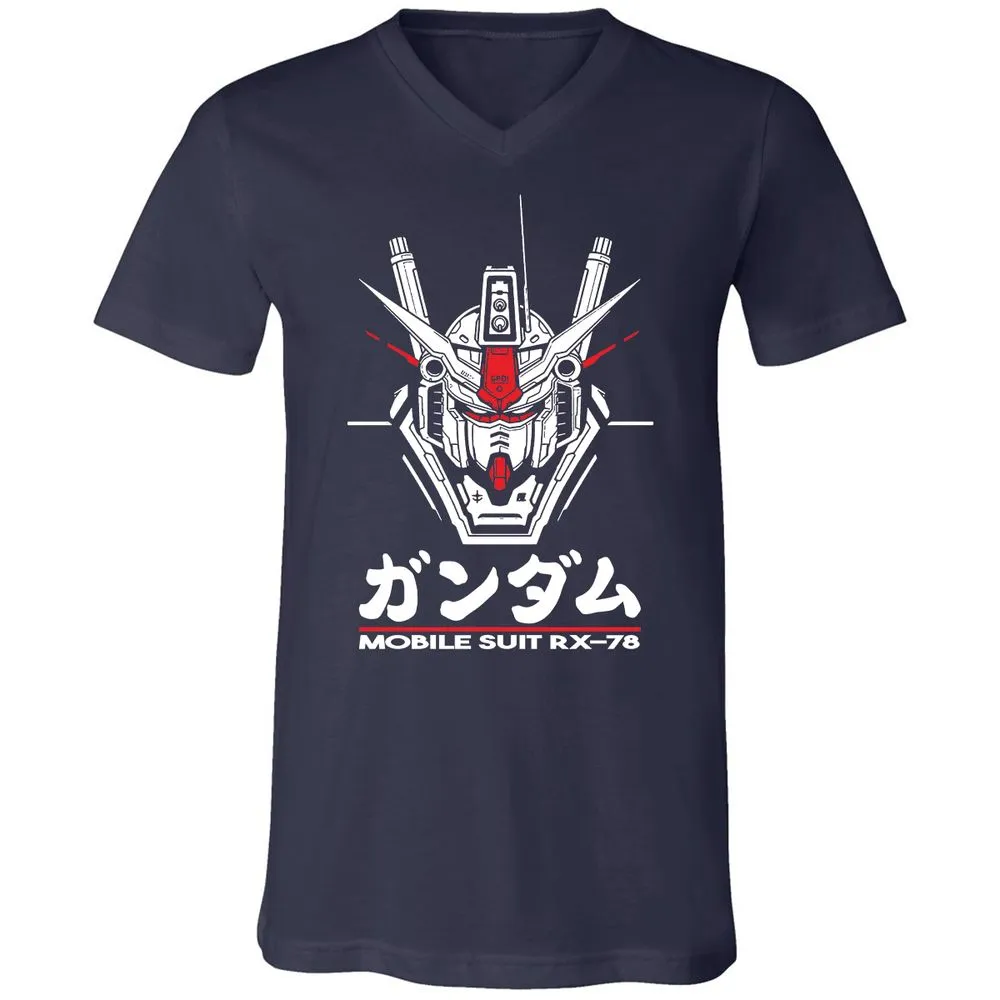 Unisex V-Neck T-Shirt - 4EFY2R3P - Navy - 2