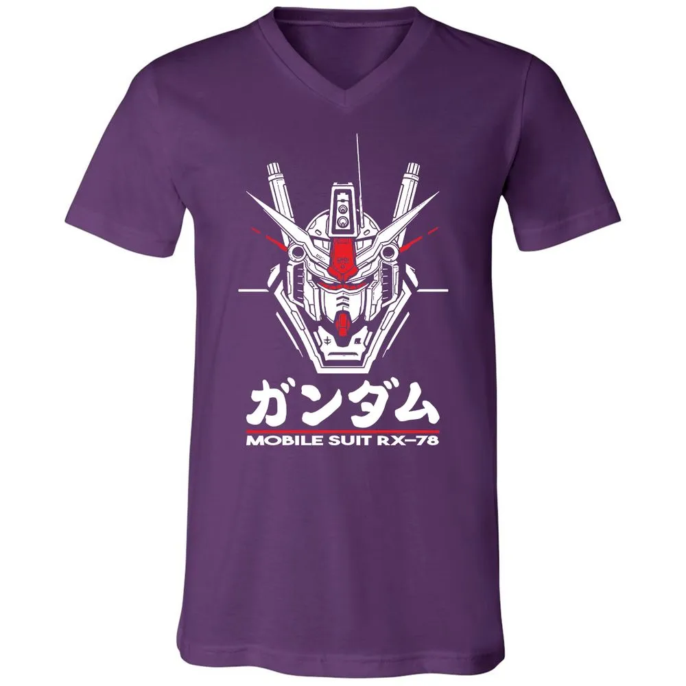 Unisex V-Neck T-Shirt - 4EFY2R3P - Team Purple - 9
