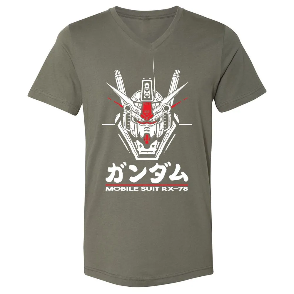 Unisex V-Neck T-Shirt - 4EFY2R3P - Military Green - 10