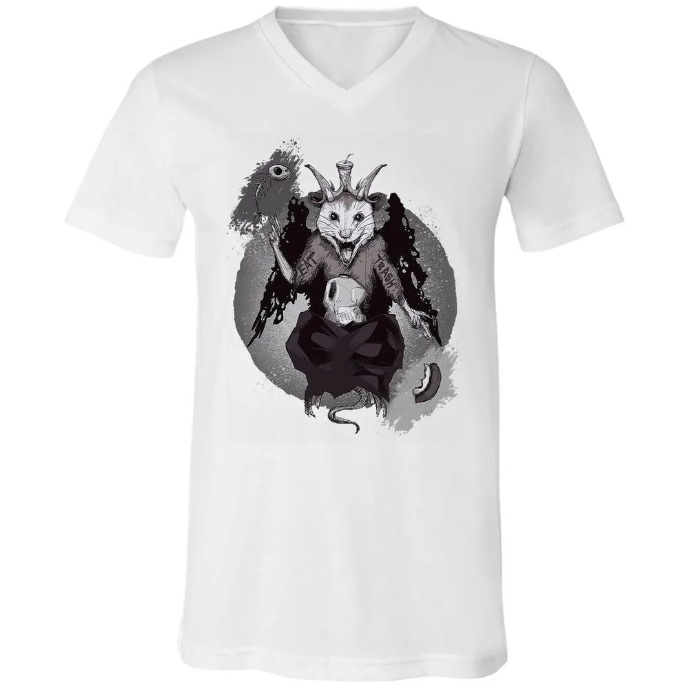 Unisex V-Neck T-Shirt - XSYJXMVR - White - 5