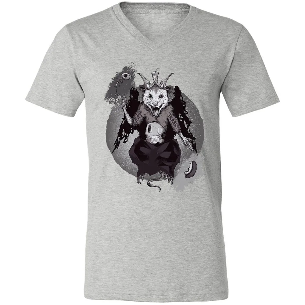 Unisex V-Neck T-Shirt - XSYJXMVR - Athletic Heather - 7