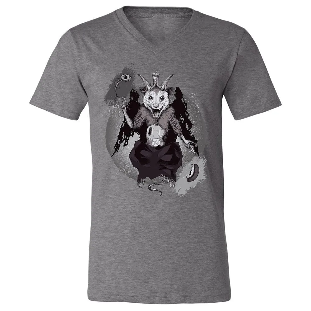 Unisex V-Neck T-Shirt - XSYJXMVR - Deep Heather - 13