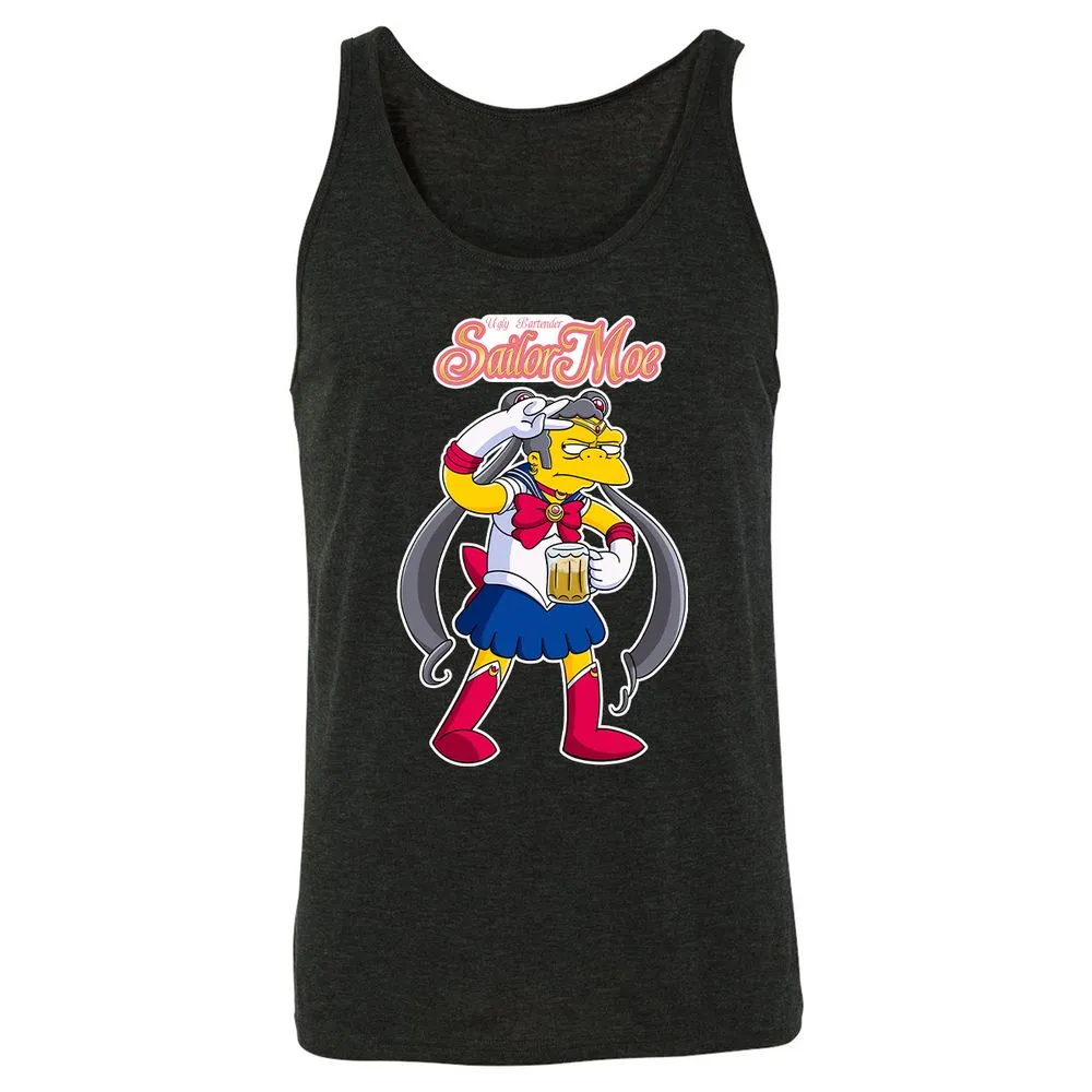 Unisex Jersey Tank - L48N3673 - Charcoal Black Triblend - 5