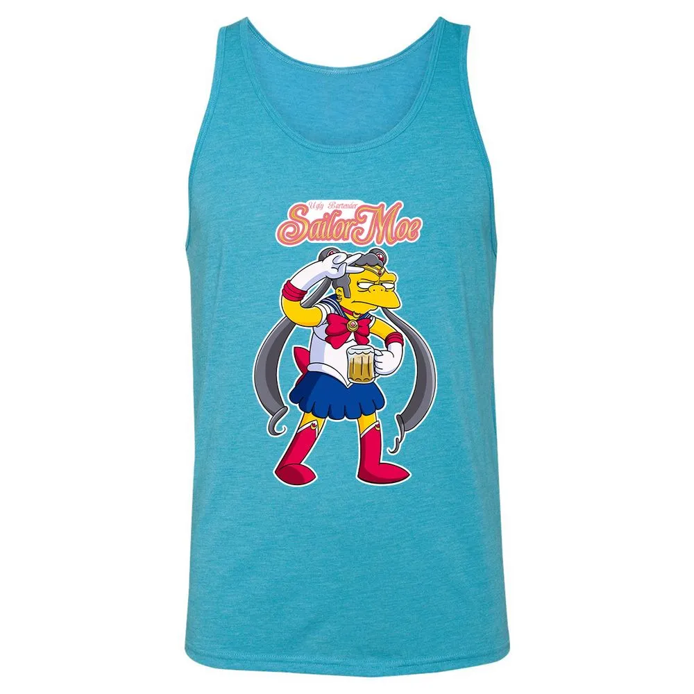 Unisex Jersey Tank - L48N3673 - Aqua Triblend - 3