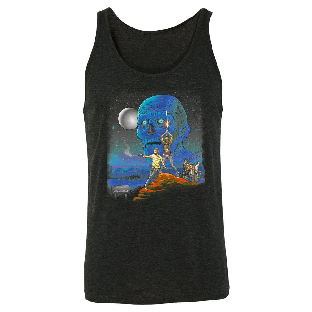 Unisex Jersey Tank - 9U73A25V - Charcoal Black Triblend - 5