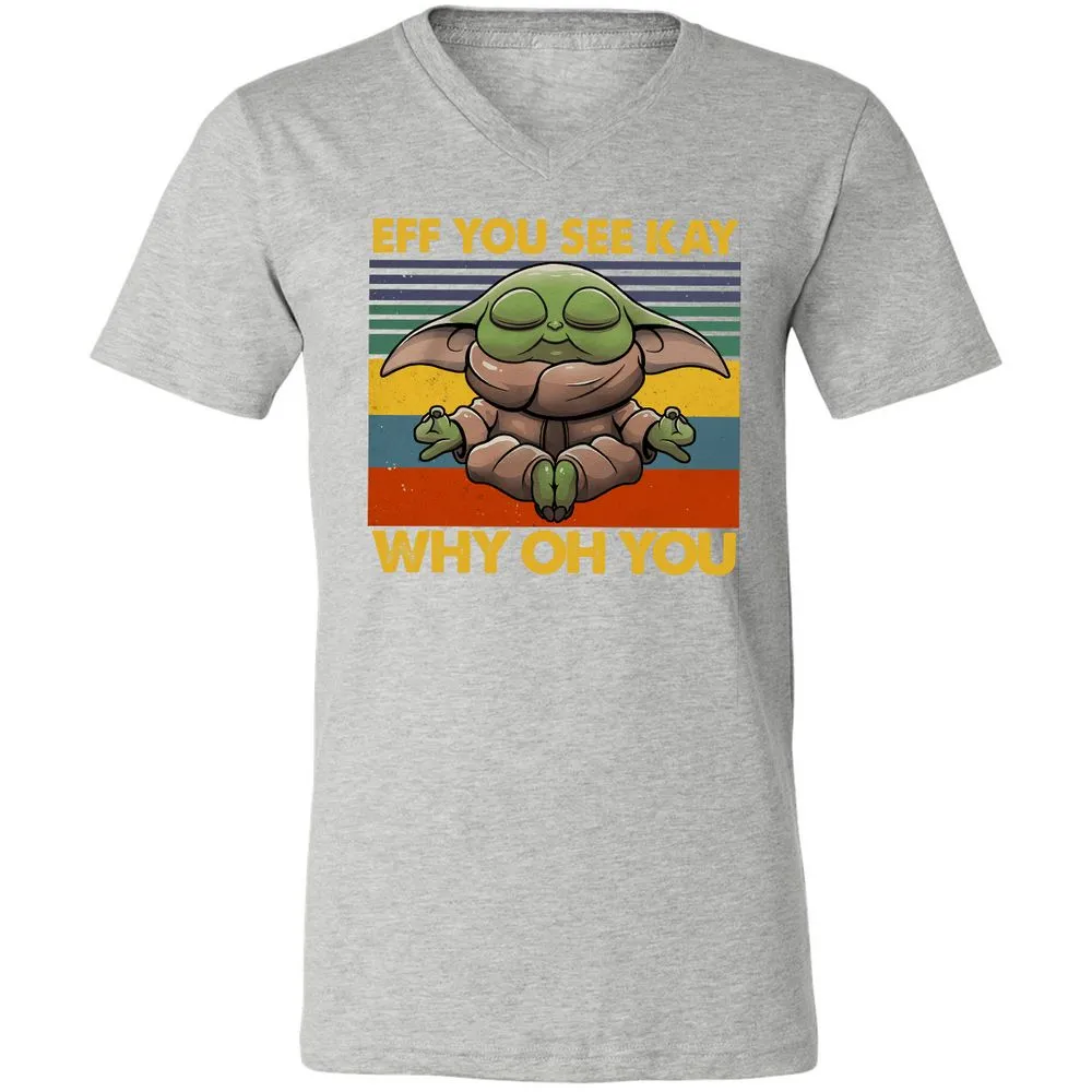 Unisex V-Neck T-Shirt - 81G14EFU - Athletic Heather - 7