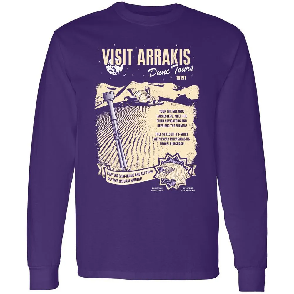 Long Sleeve T-Shirt - ESCYKVB7 - Purple - 13