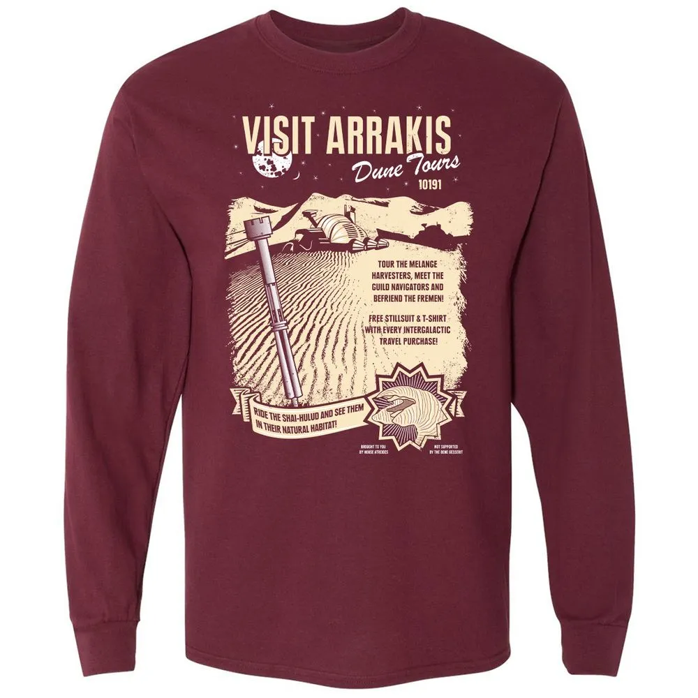 Long Sleeve T-Shirt - ESCYKVB7 - Maroon - 11