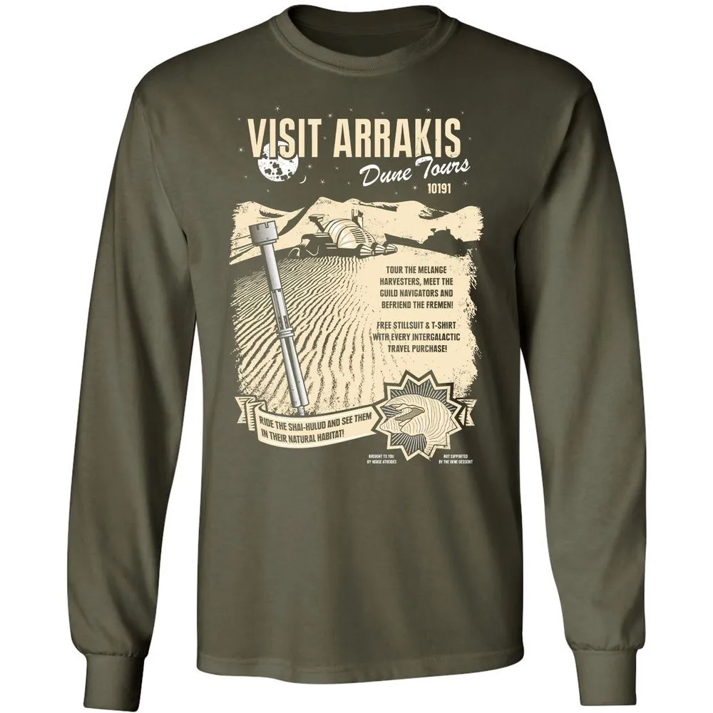 Long Sleeve T-Shirt - ESCYKVB7 - Military Green - 16