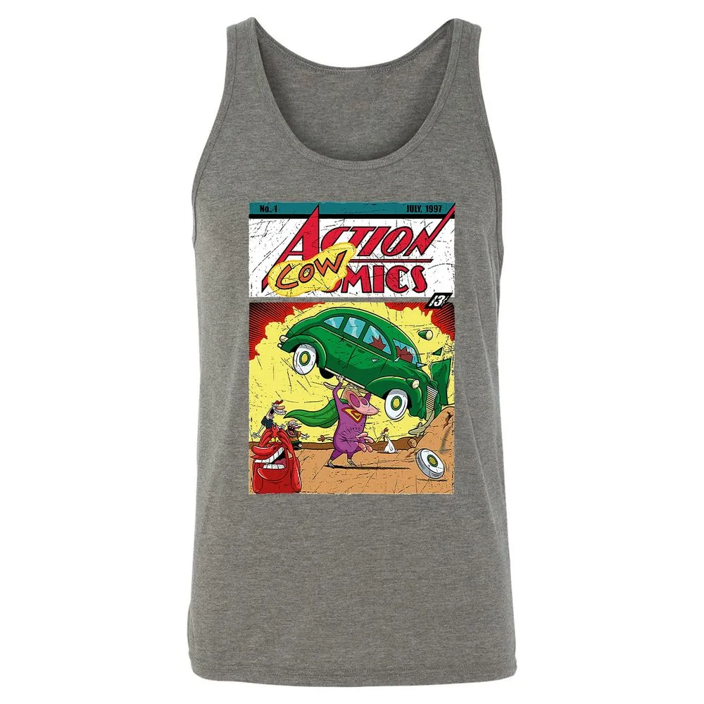 Unisex Jersey Tank - Q8Q82UKQ - Grey Triblend - 8