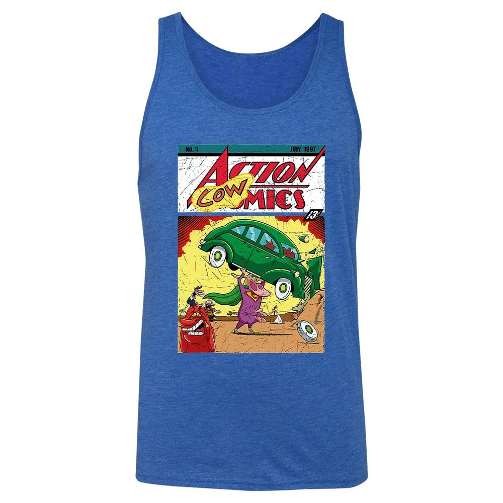 Unisex Jersey Tank - Q8Q82UKQ - True Royal Triblend - 12