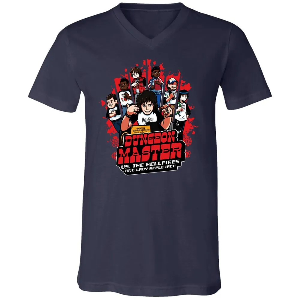 Unisex V-Neck T-Shirt - RQMBGYP1 - Navy - 2