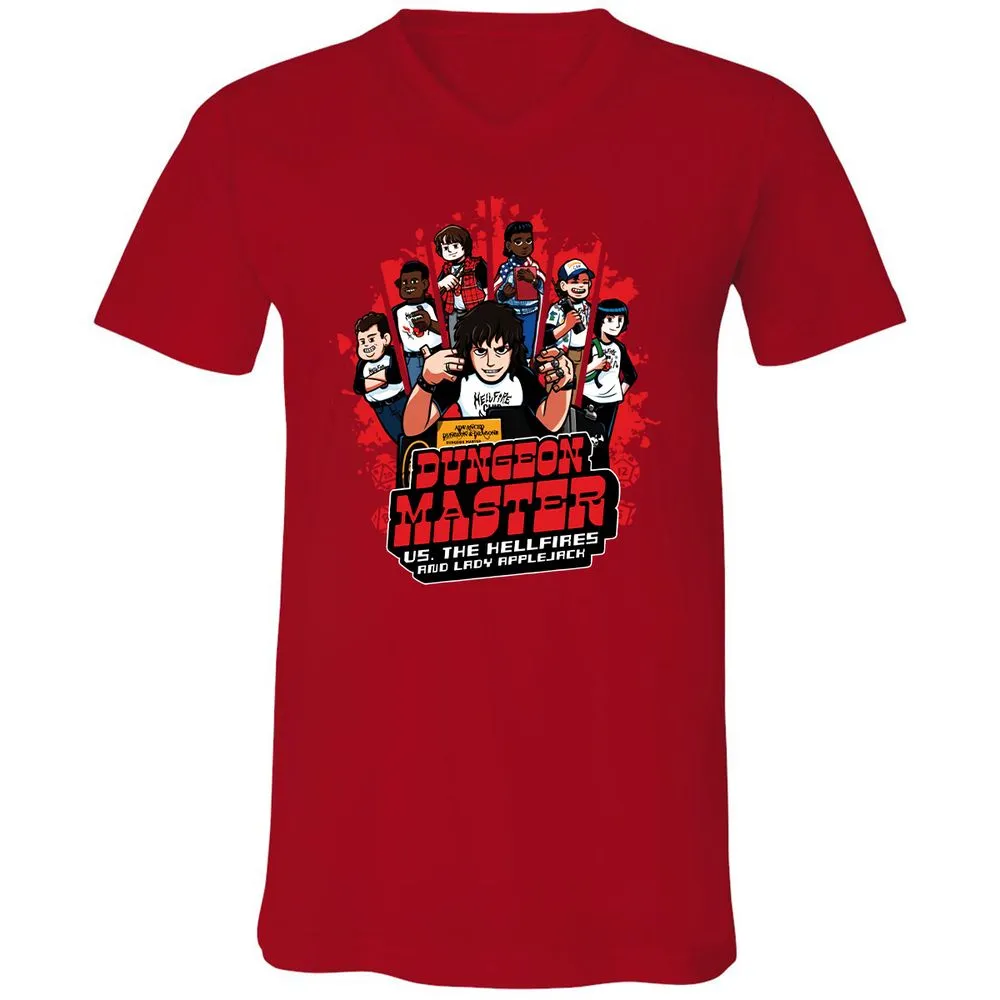 Unisex V-Neck T-Shirt - RQMBGYP1 - Red - 3