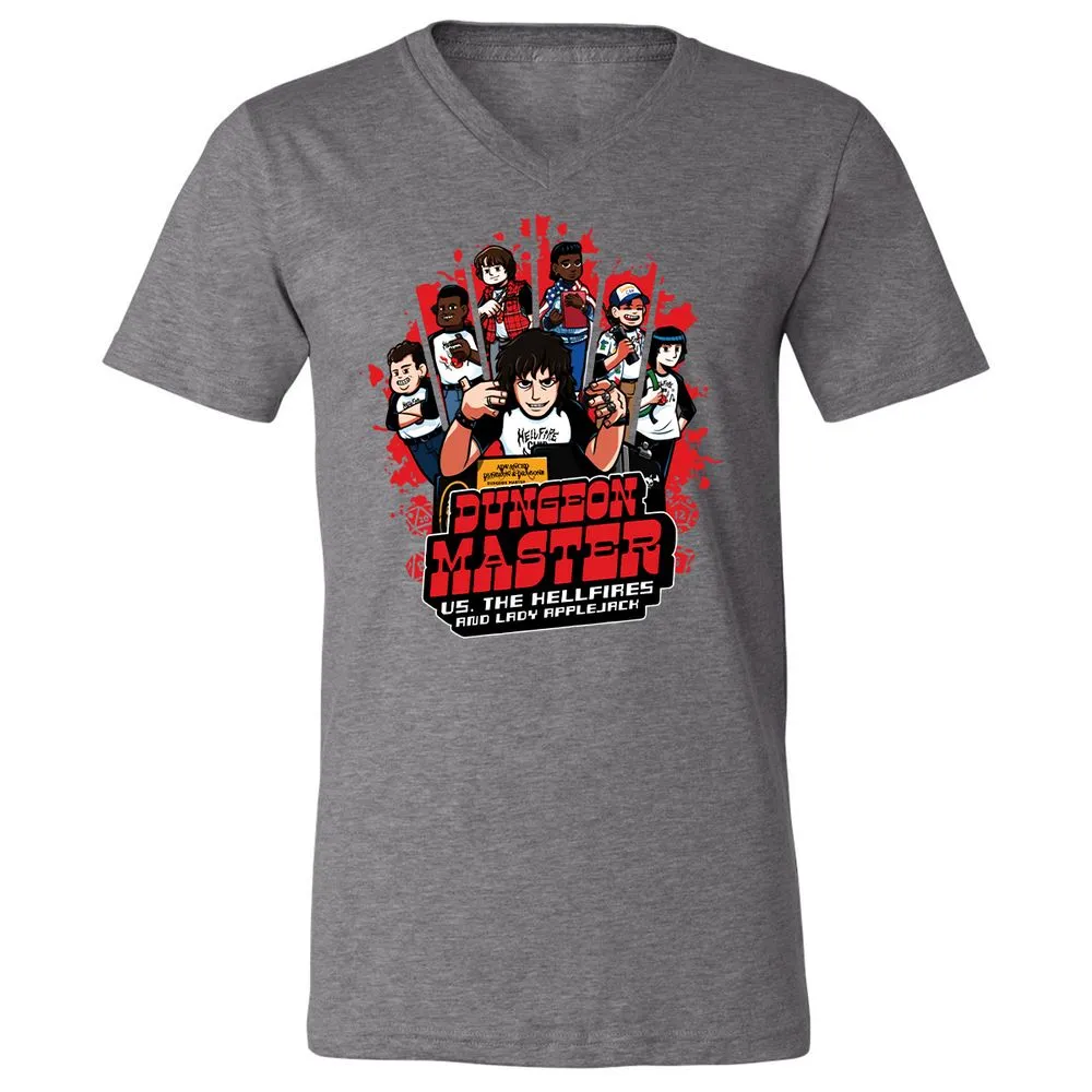 Unisex V-Neck T-Shirt - RQMBGYP1 - Deep Heather - 13