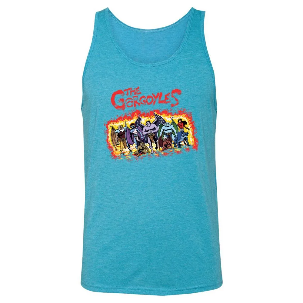 Unisex Jersey Tank - BKEJSJNC - Aqua Triblend - 3