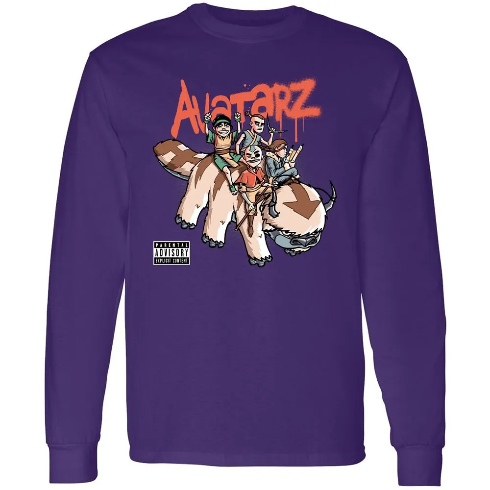 Long Sleeve T-Shirt - EGA98VF4 - Purple - 13