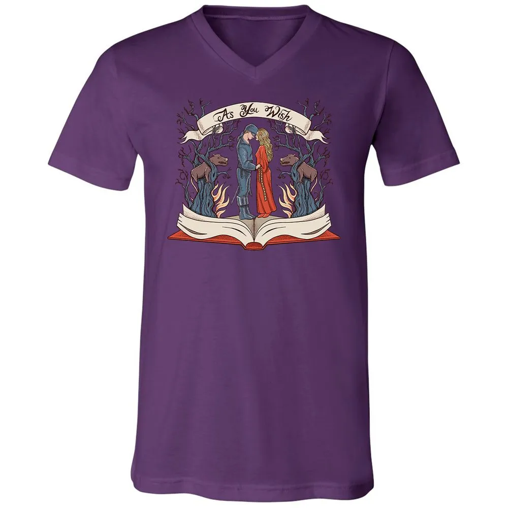 Unisex V-Neck T-Shirt - 1TPBB7LY - Team Purple - 9