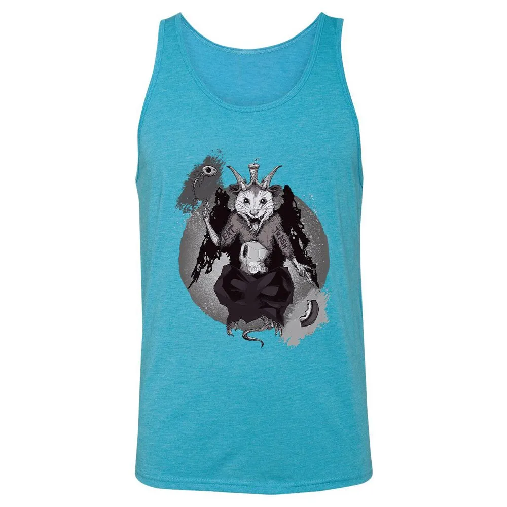 Unisex Jersey Tank - B4L6YQ9E - Aqua Triblend - 3