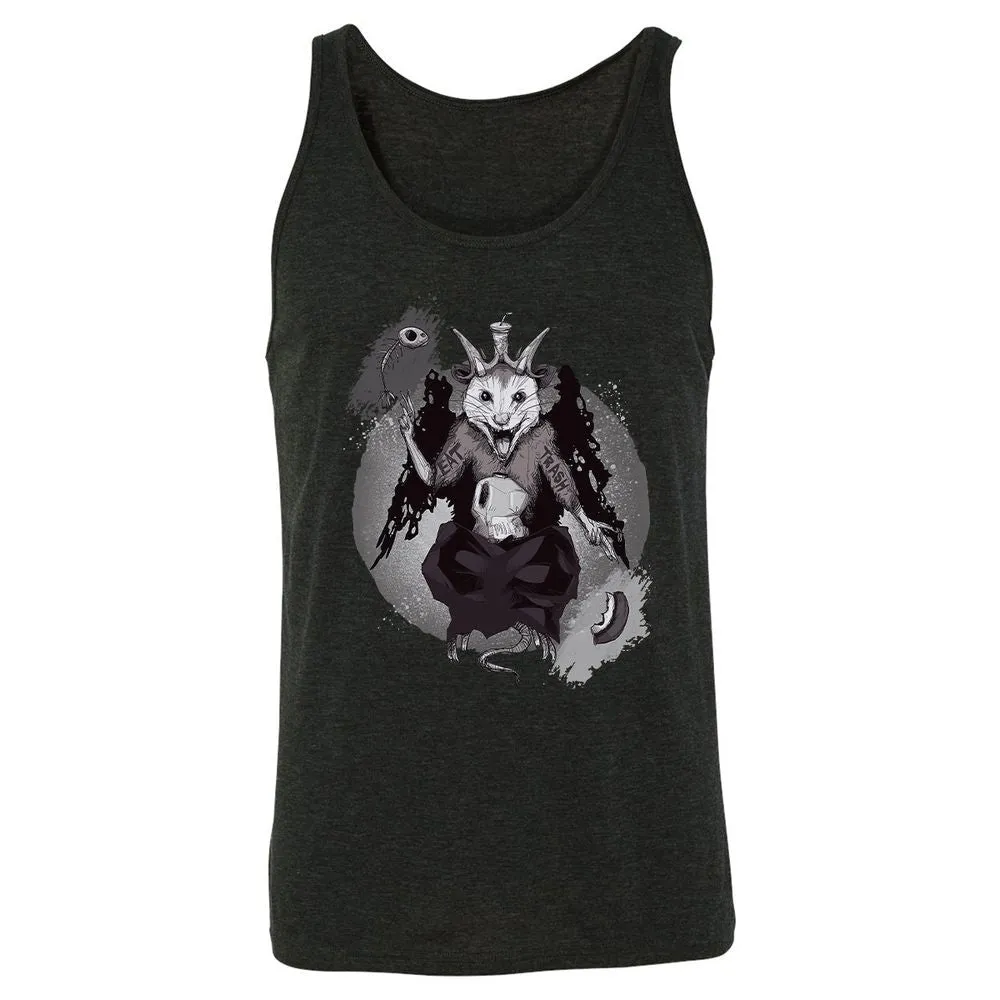 Unisex Jersey Tank - B4L6YQ9E - Charcoal Black Triblend - 5