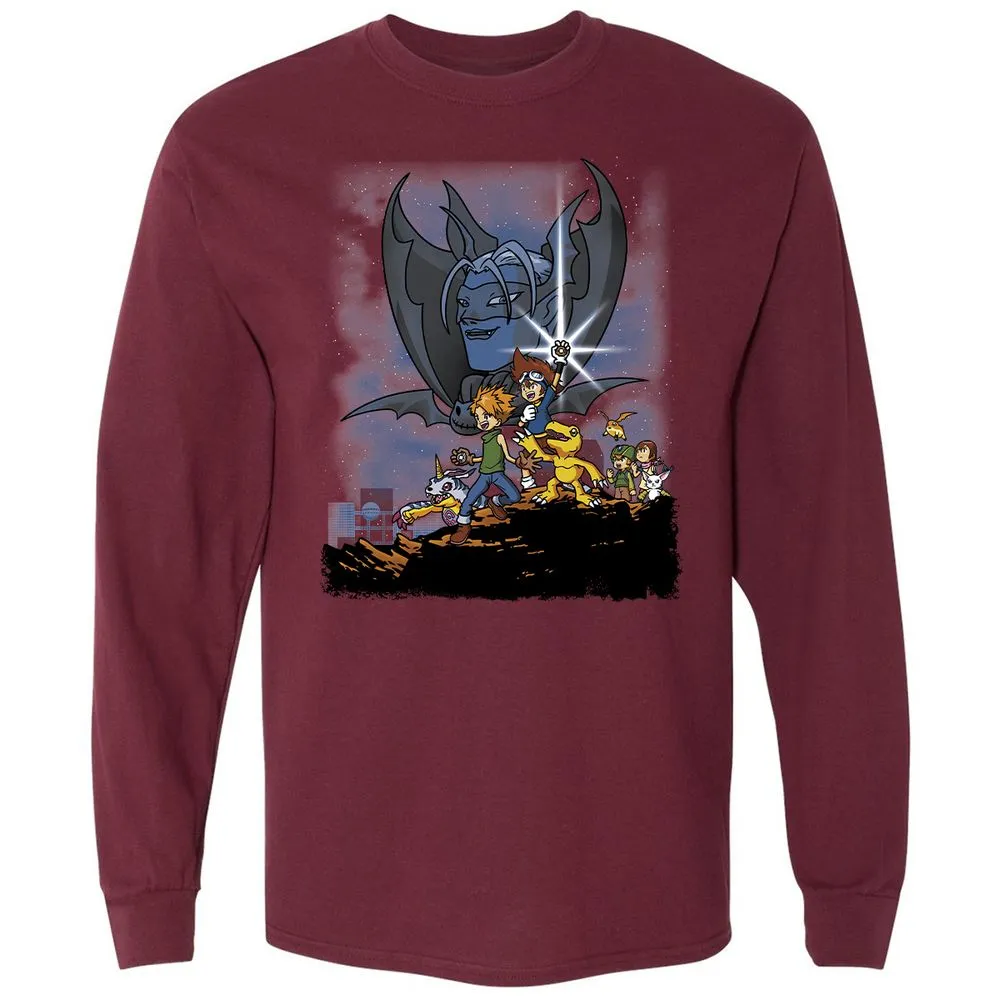 Long Sleeve T-Shirt - WKN3UVVJ - Maroon - 11