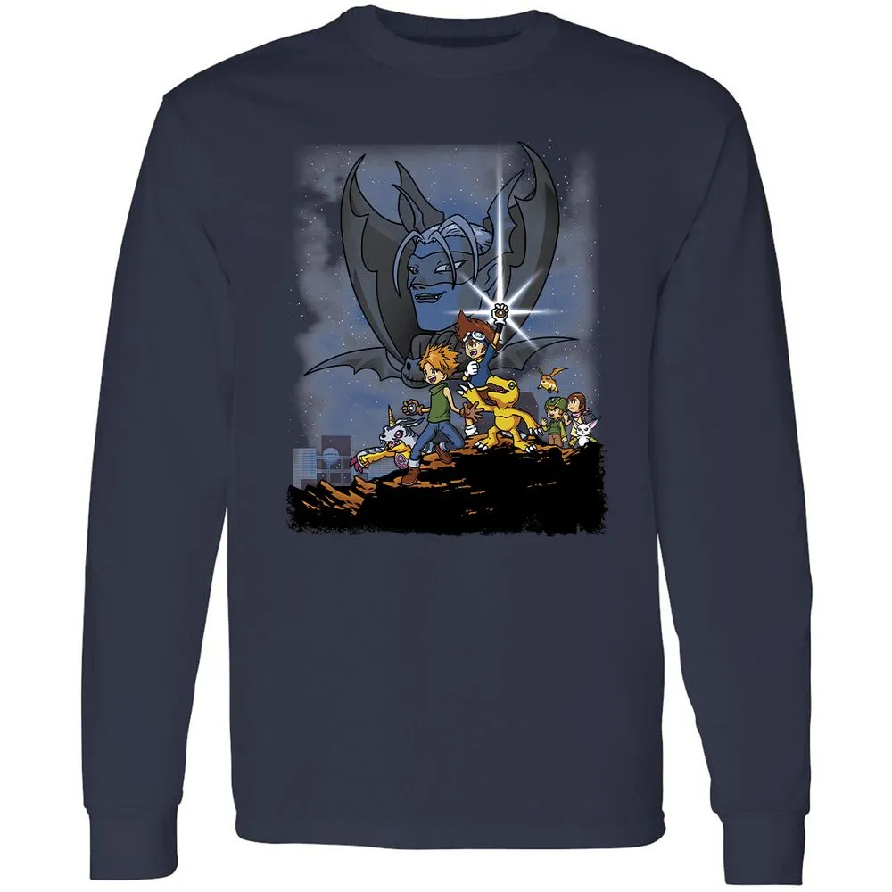 Long Sleeve T-Shirt - WKN3UVVJ - Navy - 2