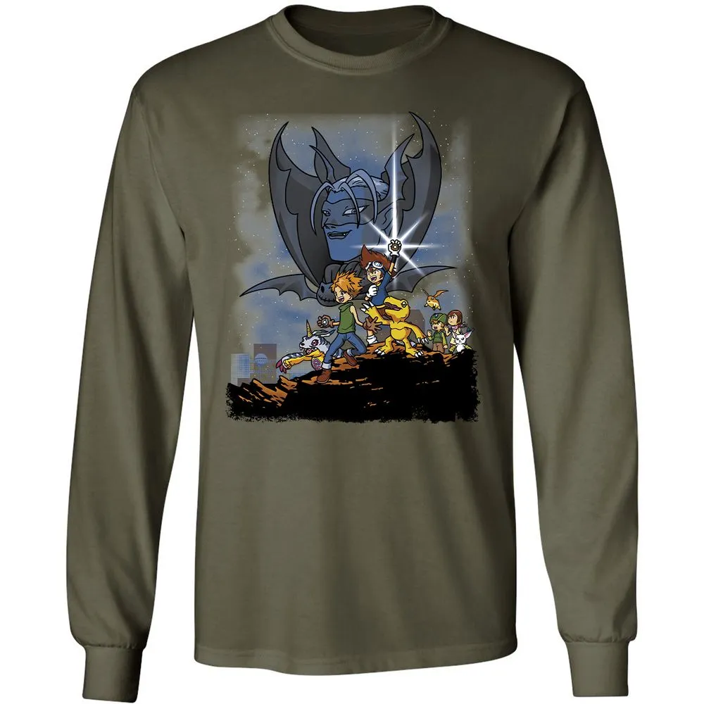 Long Sleeve T-Shirt - WKN3UVVJ - Military Green - 16