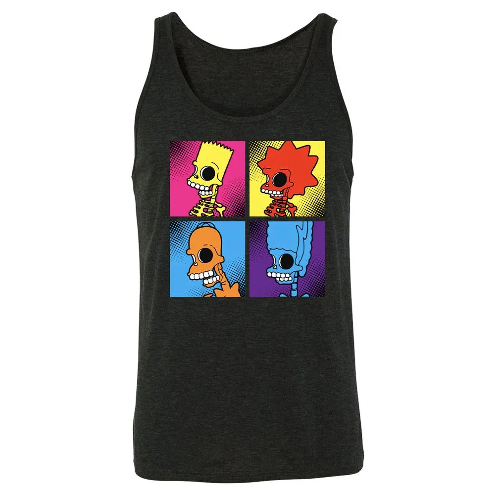 Unisex Jersey Tank - 9JT7C9ZV - Charcoal Black Triblend - 5