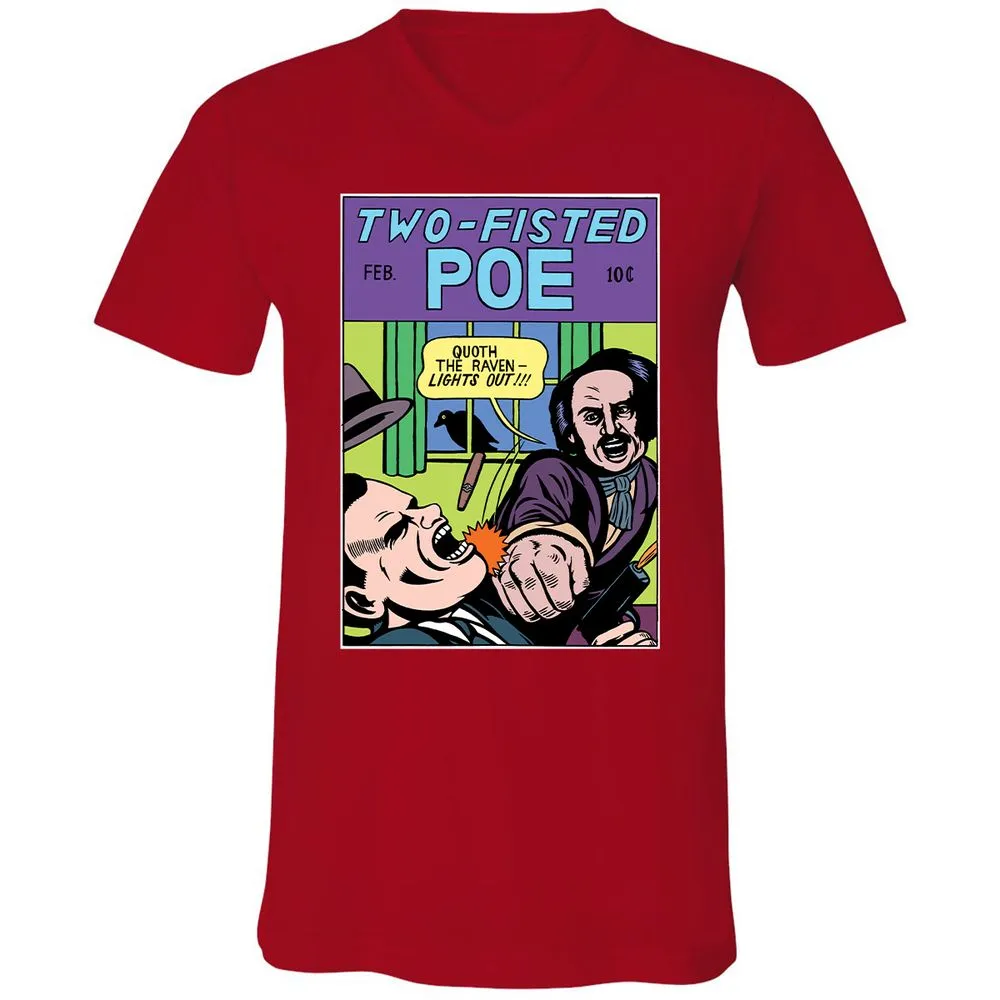 Unisex V-Neck T-Shirt - SXP1YATA - Red - 3