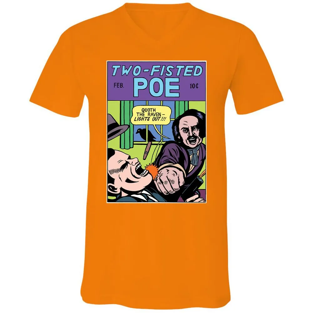 Unisex V-Neck T-Shirt - SXP1YATA - Orange - 11