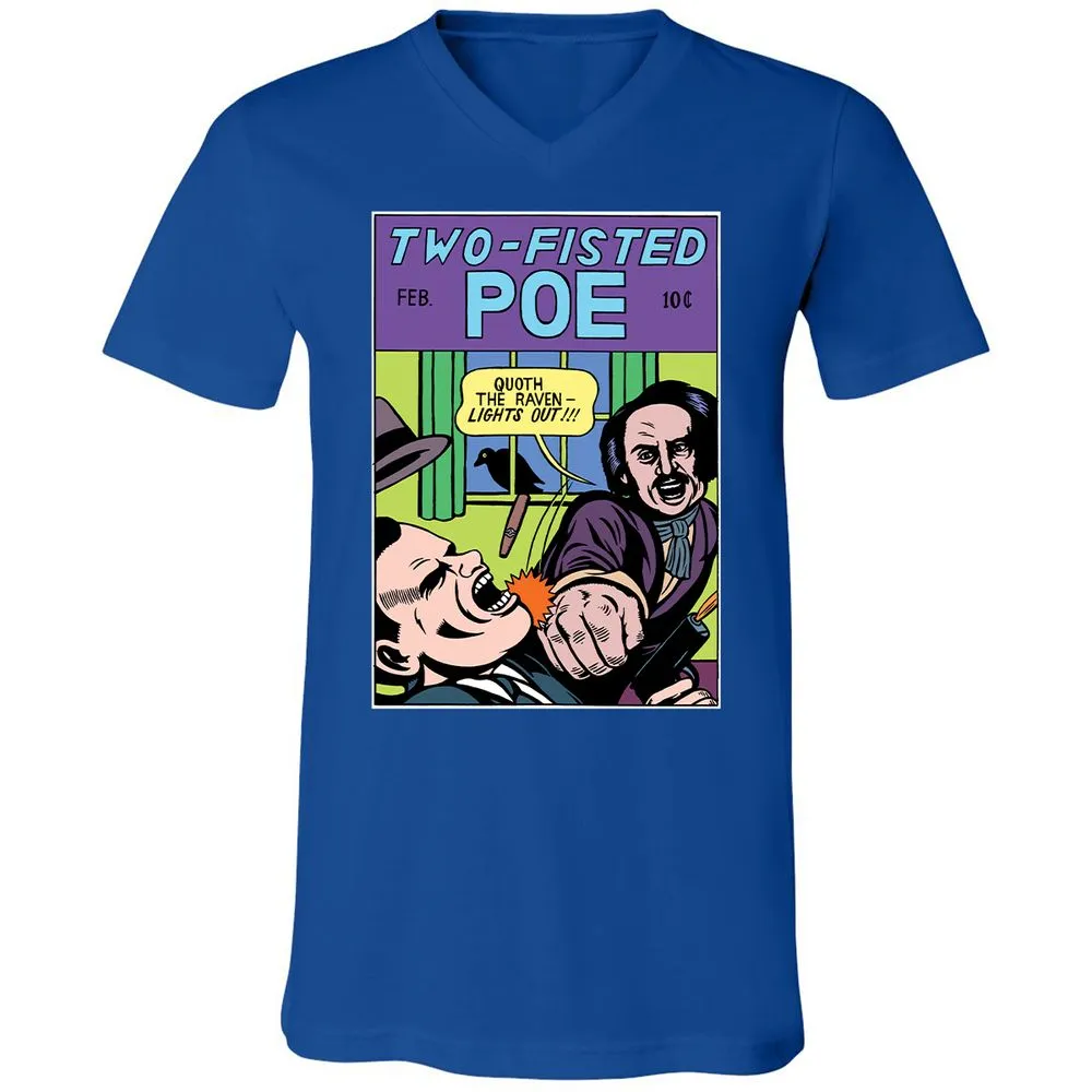 Unisex V-Neck T-Shirt - SXP1YATA - True Royal - 4