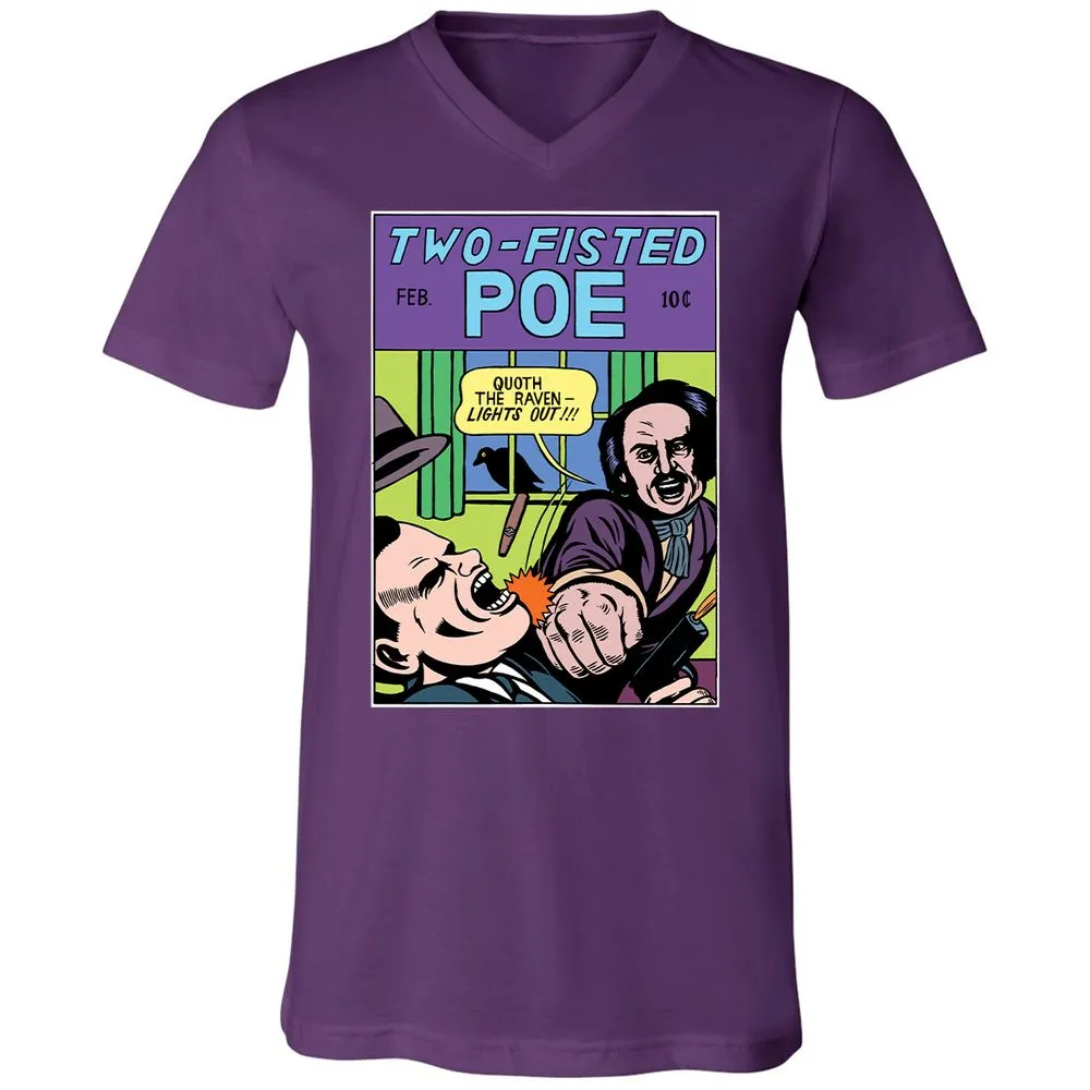 Unisex V-Neck T-Shirt - SXP1YATA - Team Purple - 9