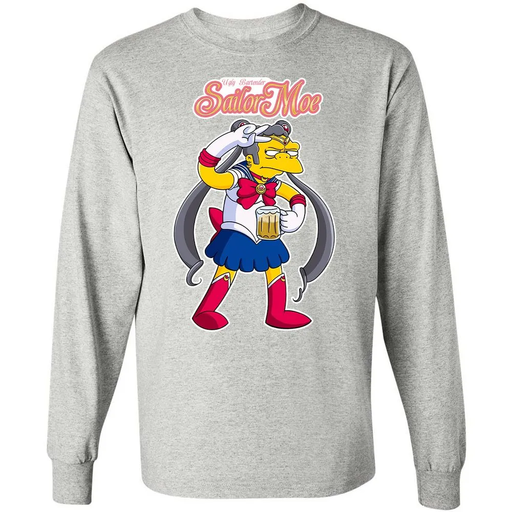 Long Sleeve T-Shirt - FBWEVWQ5 - Ash - 7