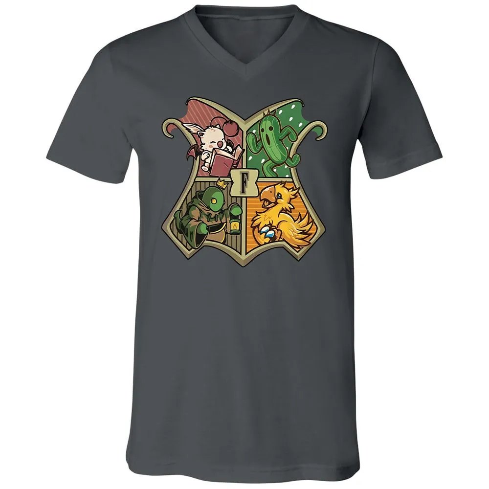 Unisex V-Neck T-Shirt - VK3RTT98 - Asphalt - 12