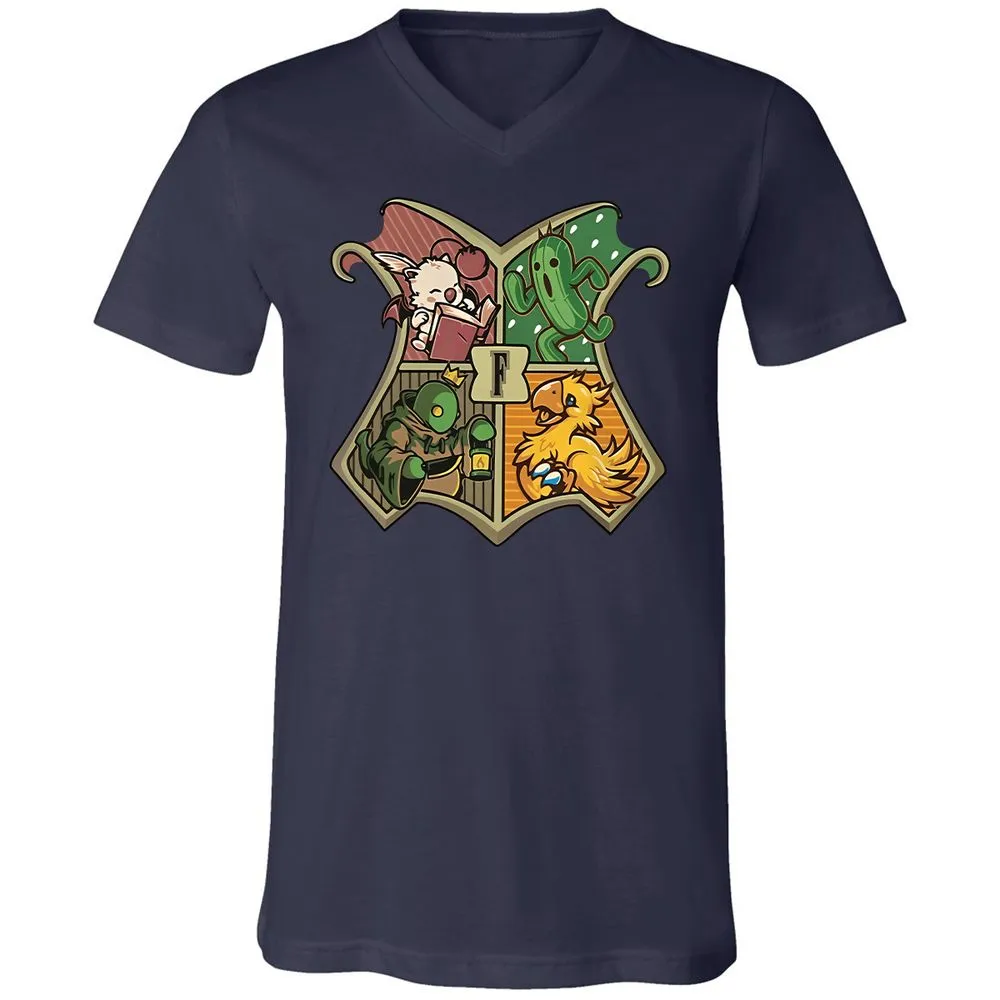 Unisex V-Neck T-Shirt - VK3RTT98 - Navy - 2