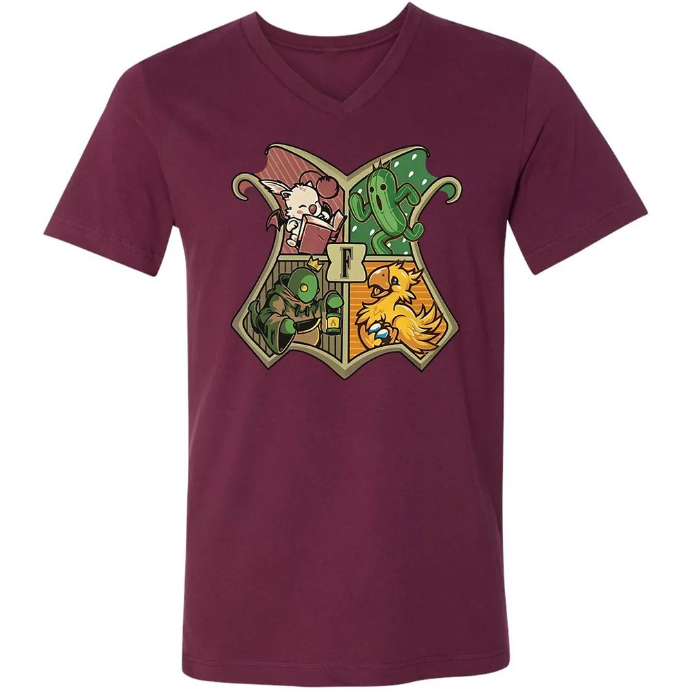 Unisex V-Neck T-Shirt - VK3RTT98 - Maroon - 6