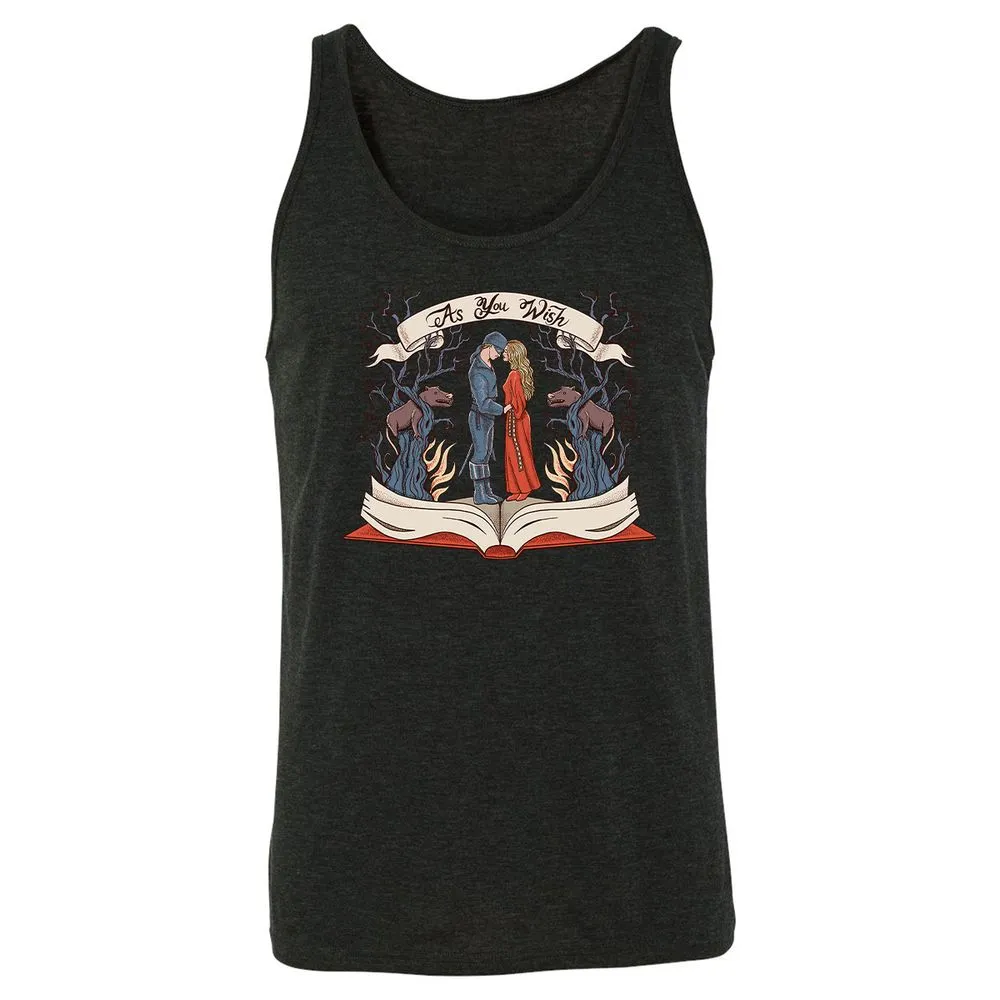 Unisex Jersey Tank - QZ82KQPW - Charcoal Black Triblend - 5
