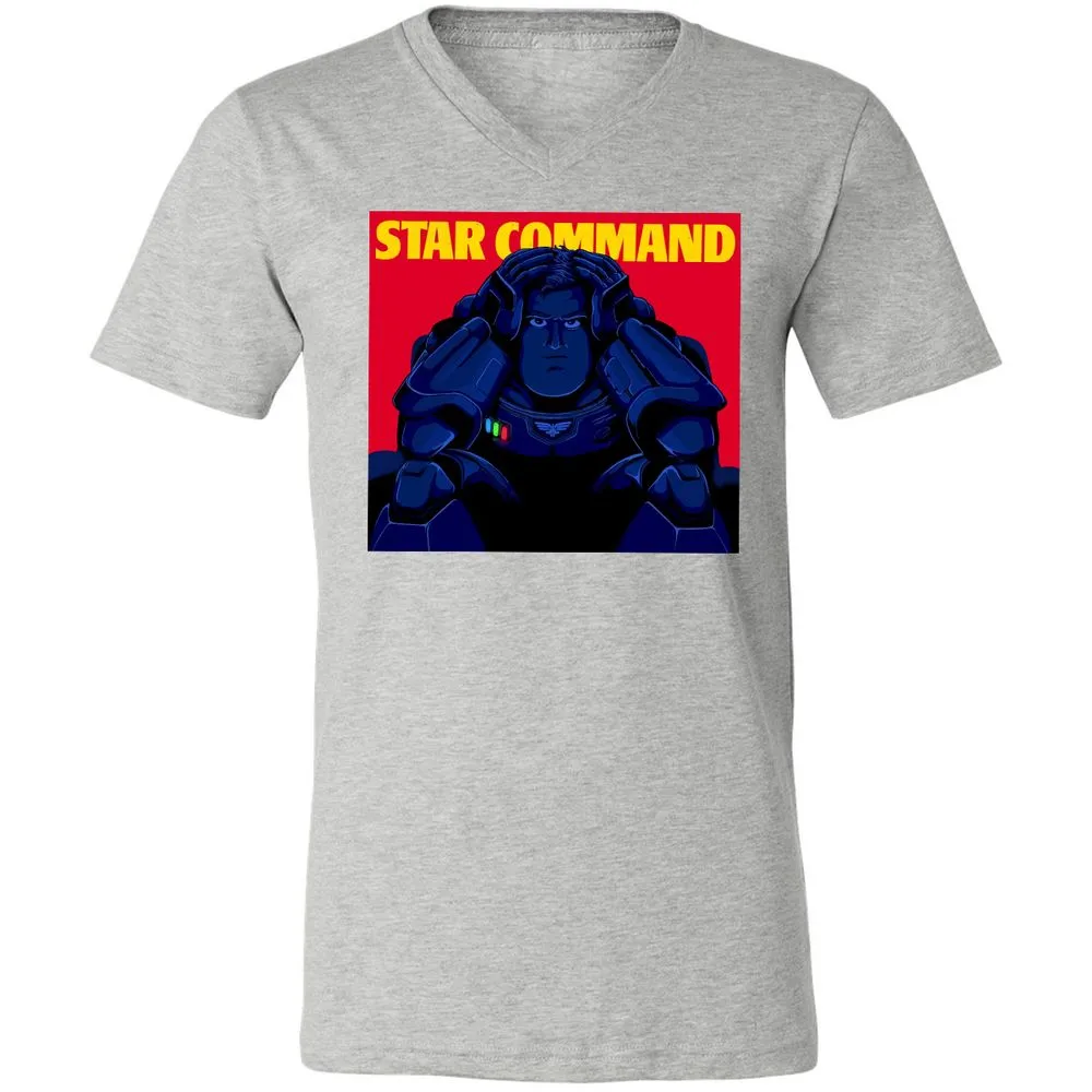 Unisex V-Neck T-Shirt - L4BCG3JN - Athletic Heather - 7