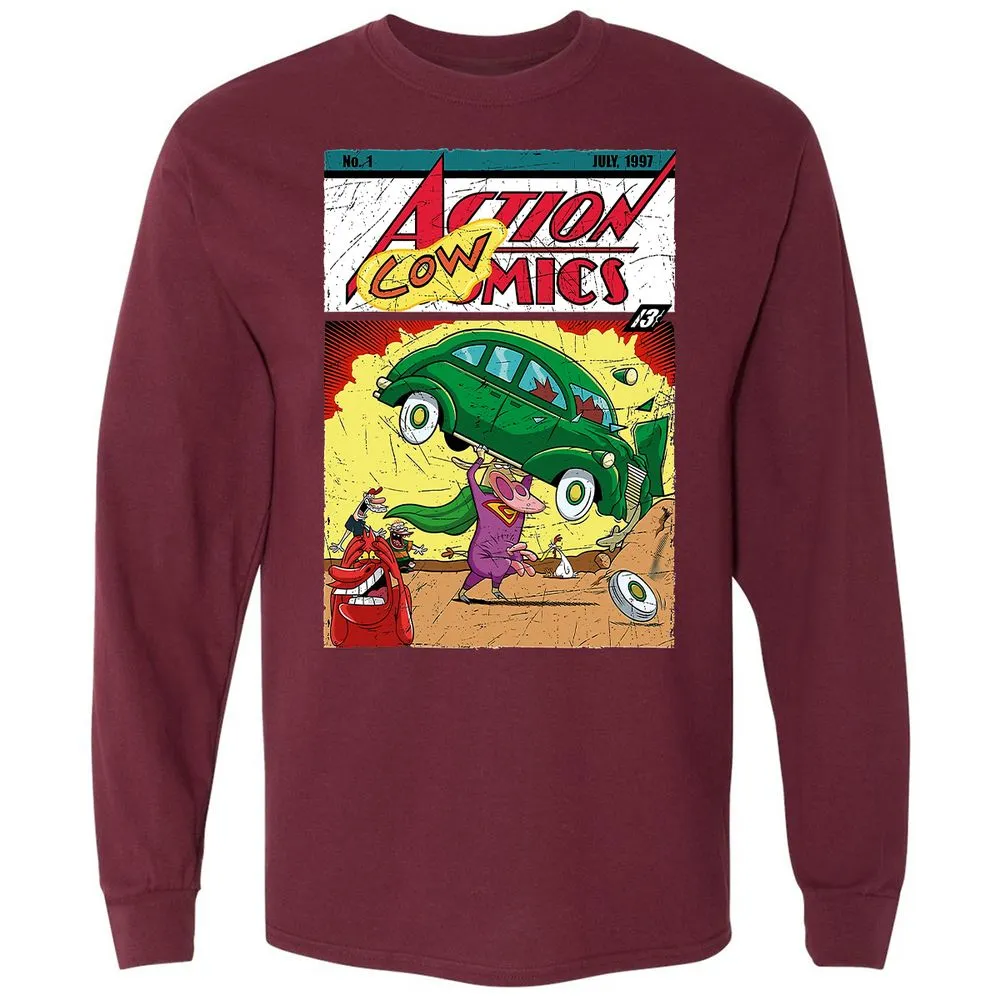 Long Sleeve T-Shirt - A2JAALBB - Maroon - 11